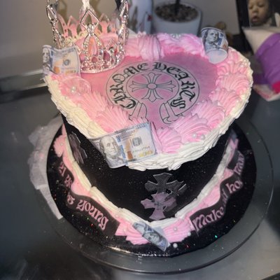 8 Inch Heart Cake
