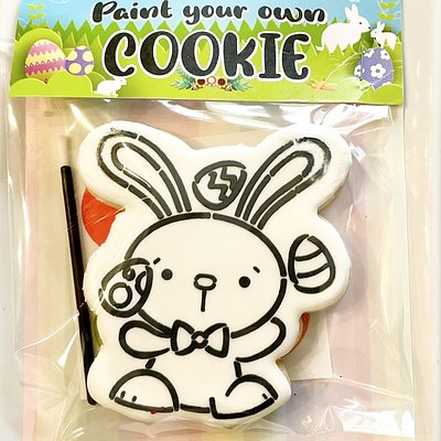 PYO Single Sugar Cookie - Juggling Bunny