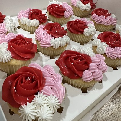 Detailed Dozen Cupcakes