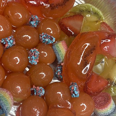 Candied Fruity Slices & Grapes 🍇 🥝🍍