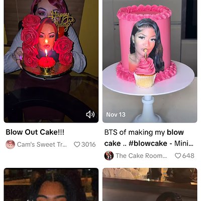 NEW BLOW OUT CAKE 