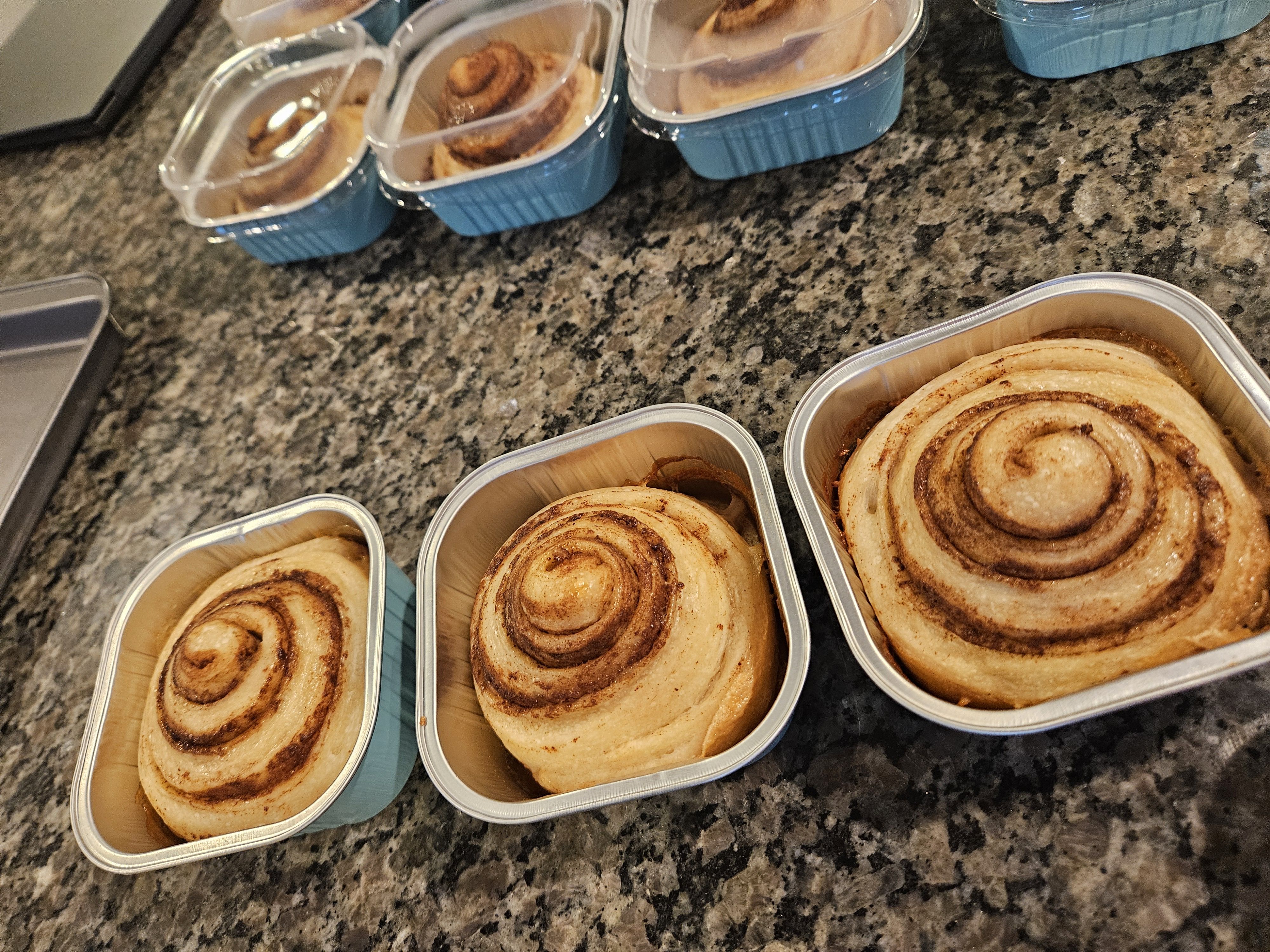 Potato Flake Sourdough Cinnamon Roll Single
