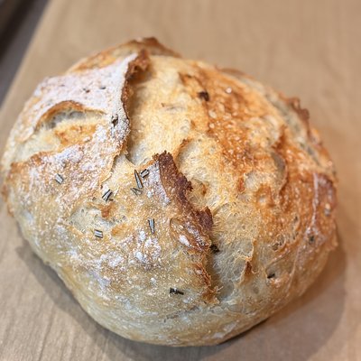 Rosemary Garlic Artisan Bread