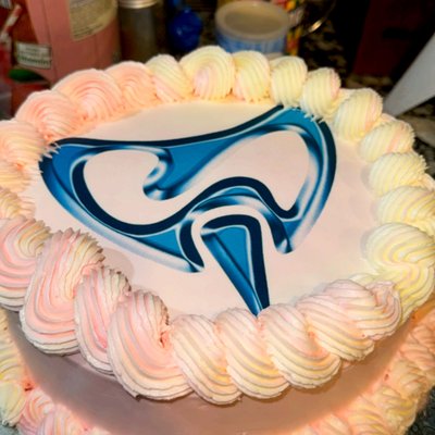 9 “ One Layer  Circle Cake 
