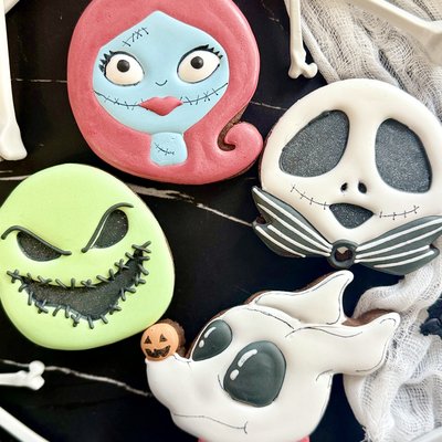 🎃 Nightmare-Inspired Halloween Cookie Box 