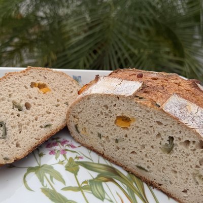 Jalapeño Cheddar Sourdough. 