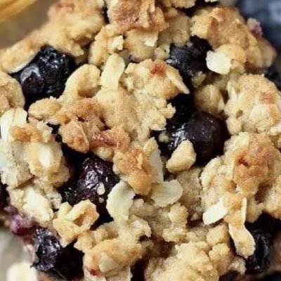 Blueberry Oatmeal Snack Bars. 