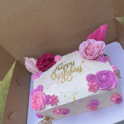 1/4 Sheet Cake 2 Layer