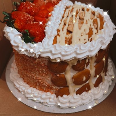 Half & Half Cake