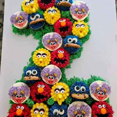 Sesame Street Cupcakes 
