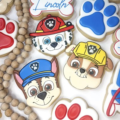 #4 Character Custom Sugar Cookies ($110/dozen)