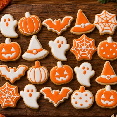 Small Mini Cookies, Halloween 