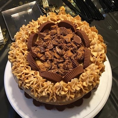 8” Reeses Peanut Butter Round Cake 