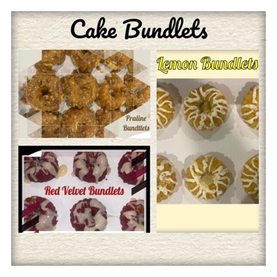 Cake bundlets (One Dozen) 