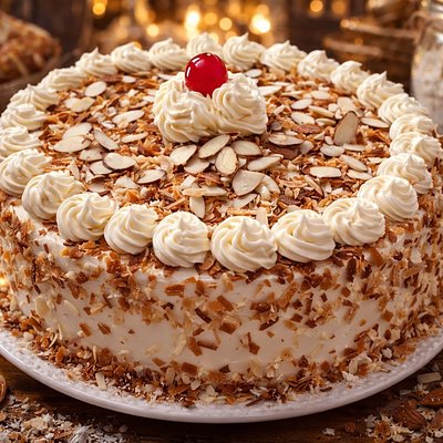 Italian Almond Cream Cake