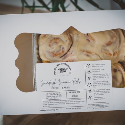 Large Brown Sugar Sourdough Cinnamon Rolls 9x13 Pan