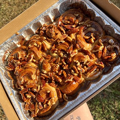 Pecan Pie Cinnamon Rolls