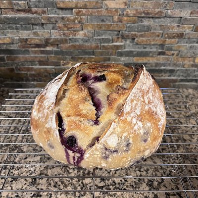 Blueberry And Sugared Lemon Zest