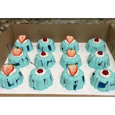 Mini Blueberry Mosaico Jellos