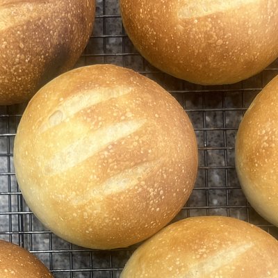 Soft Italian Hamburger Buns (8 Pack)