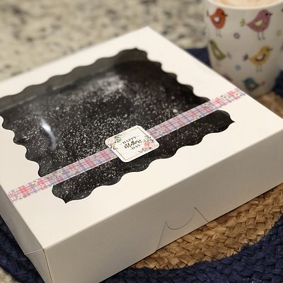 8X8 Chocolate Crack Cake