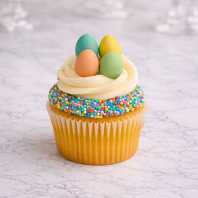 Mini Eggs Cupcakes