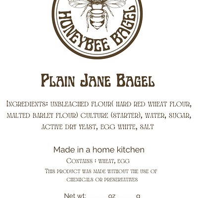 Half Dozen Plain Jane Bagels