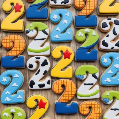 Toy Story Numbers Cookie Set