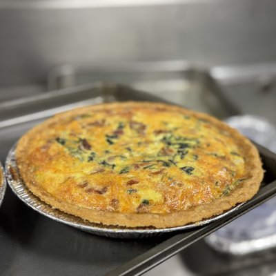 Spinach And Bacon Quiche (2)