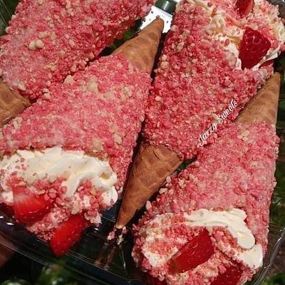 Cheesecake Stuffed Cones Only