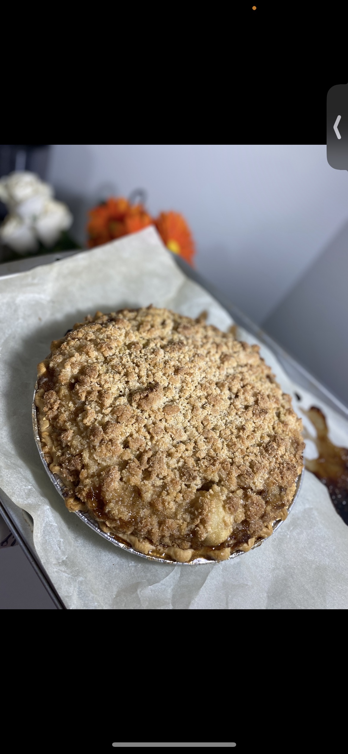 Apple pie Strussle topping 