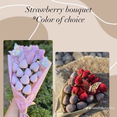 Strawberry/rose Bouquets 