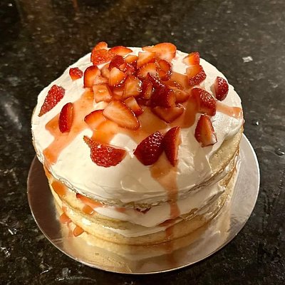 Strawberry Shortcake Cake 