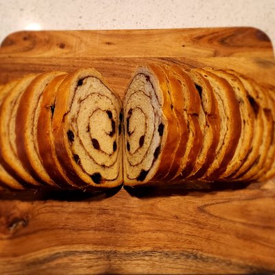 Sourdough Cinnamon Swirl Raisin Bread