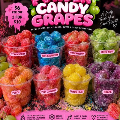 🍇✨ POWDER CANDY GRAPES