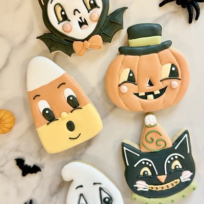 Vintage Halloween Collection | 5 Cookie Set