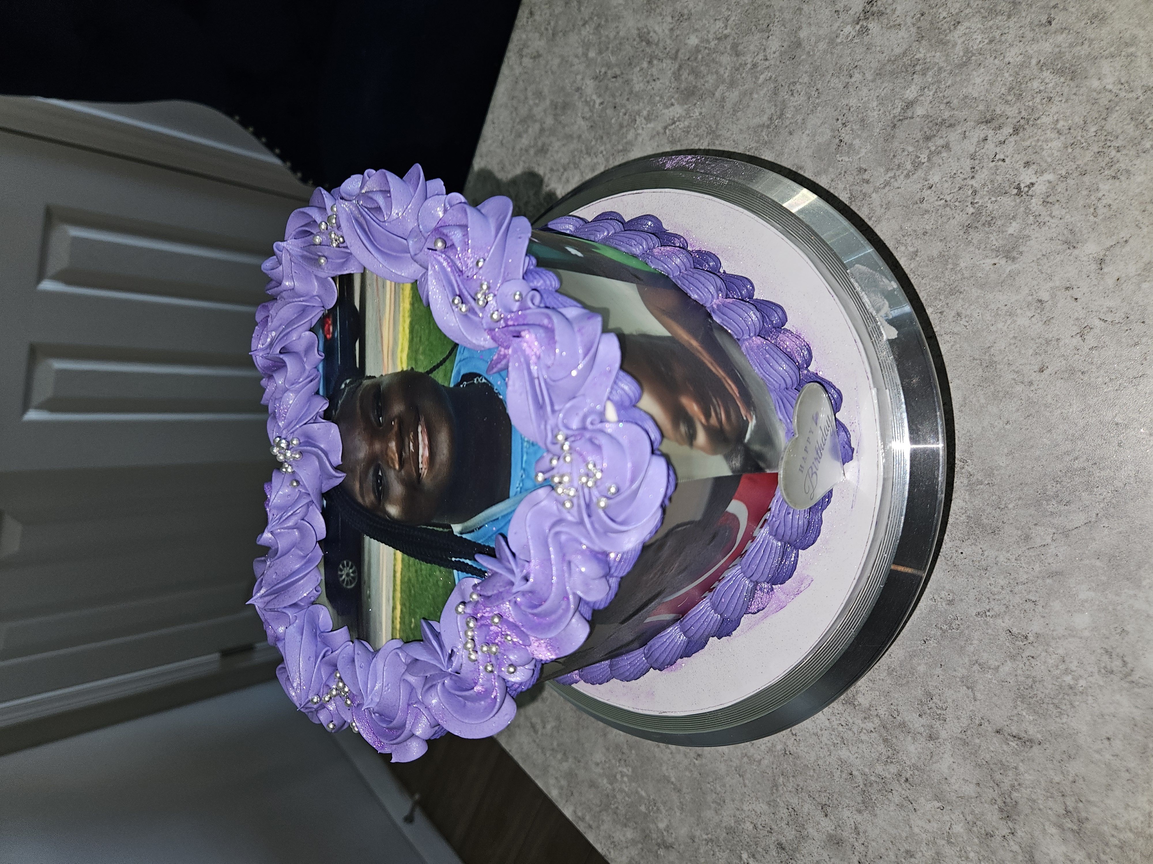 Photo Heart Cake