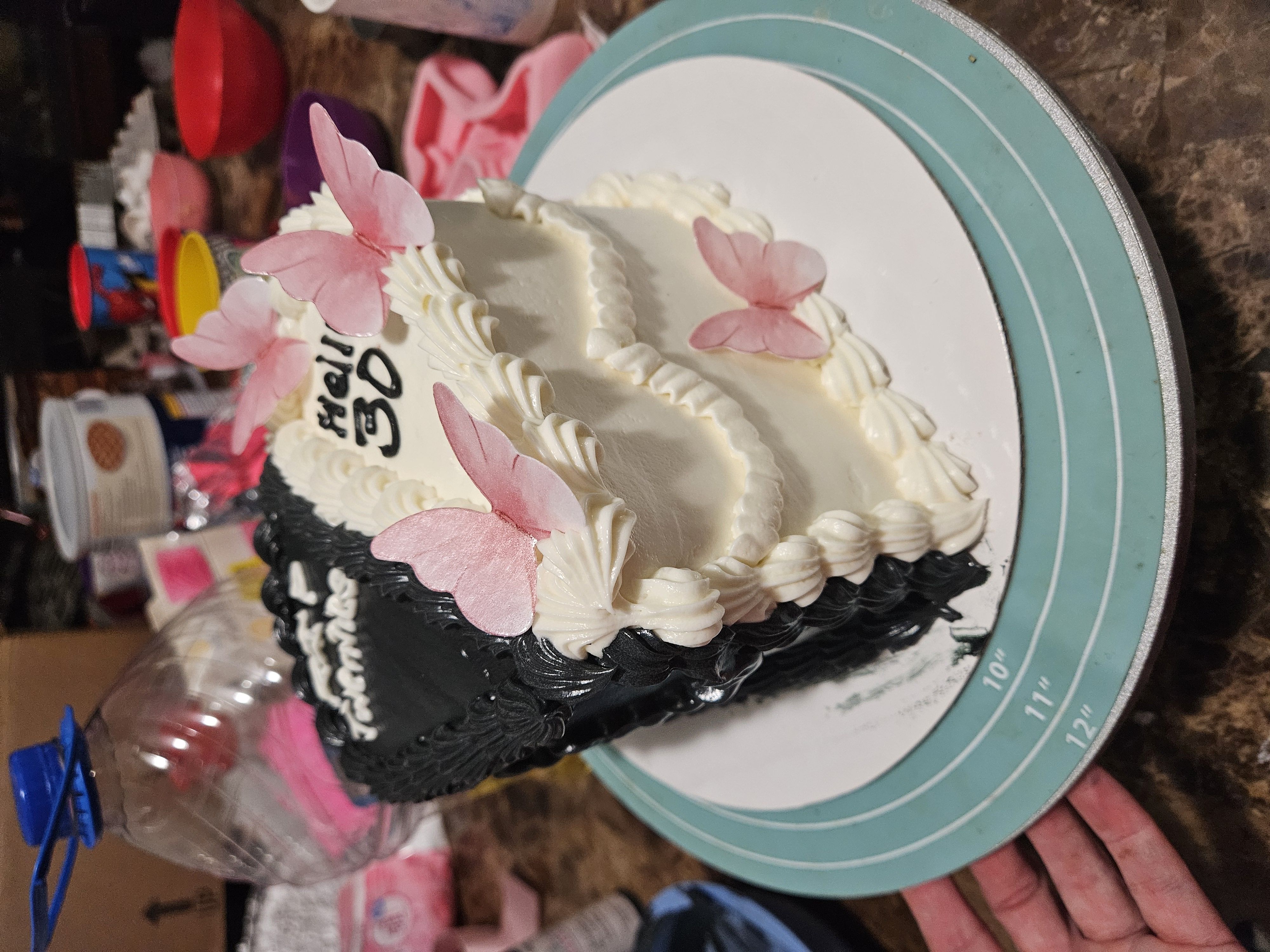 10in Heart Cake With Image