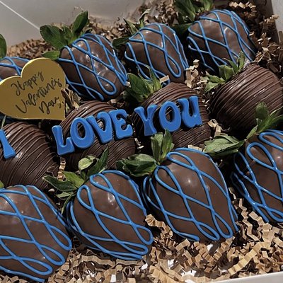 I Love You - Milk Chocolate & Blue 