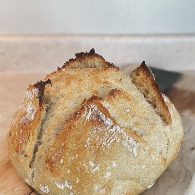 Traditional Sourdough Bread Boule 