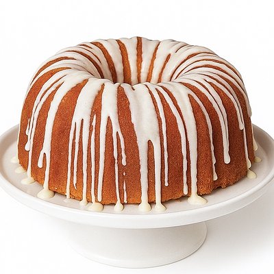 Old Fashioned Poundcake with cream cheese icing 