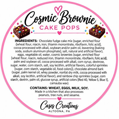 Cosmic brownie