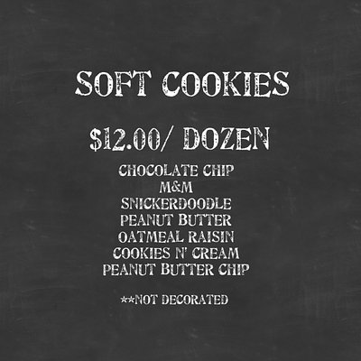 Soft Cookies