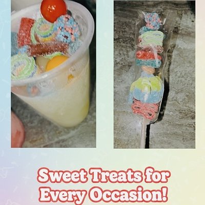 (Pick Up Only) Frozen Cups With Fruit And Candy