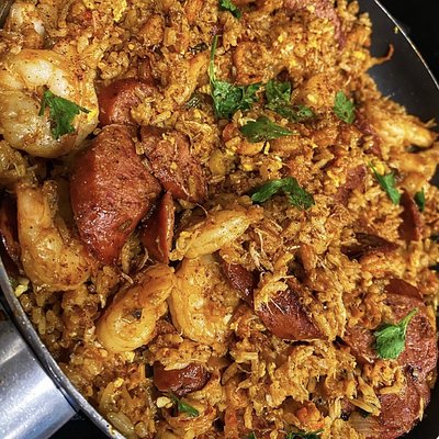 Seafood Jumbalaya Half Pan