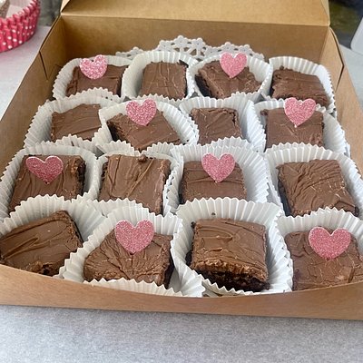 Frosted Chocolate Brownies