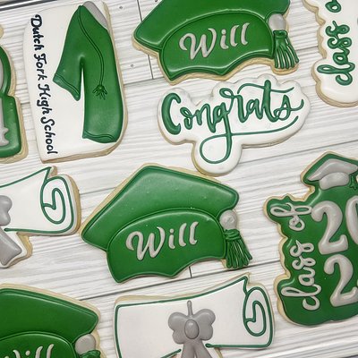 Graduation Decorated Cookies