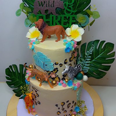 Jungle Birthday Cake