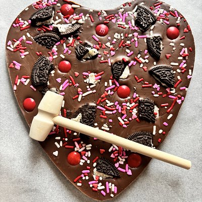 Big, HUGE 1/2 lb Chocolate Valentine’s Heart