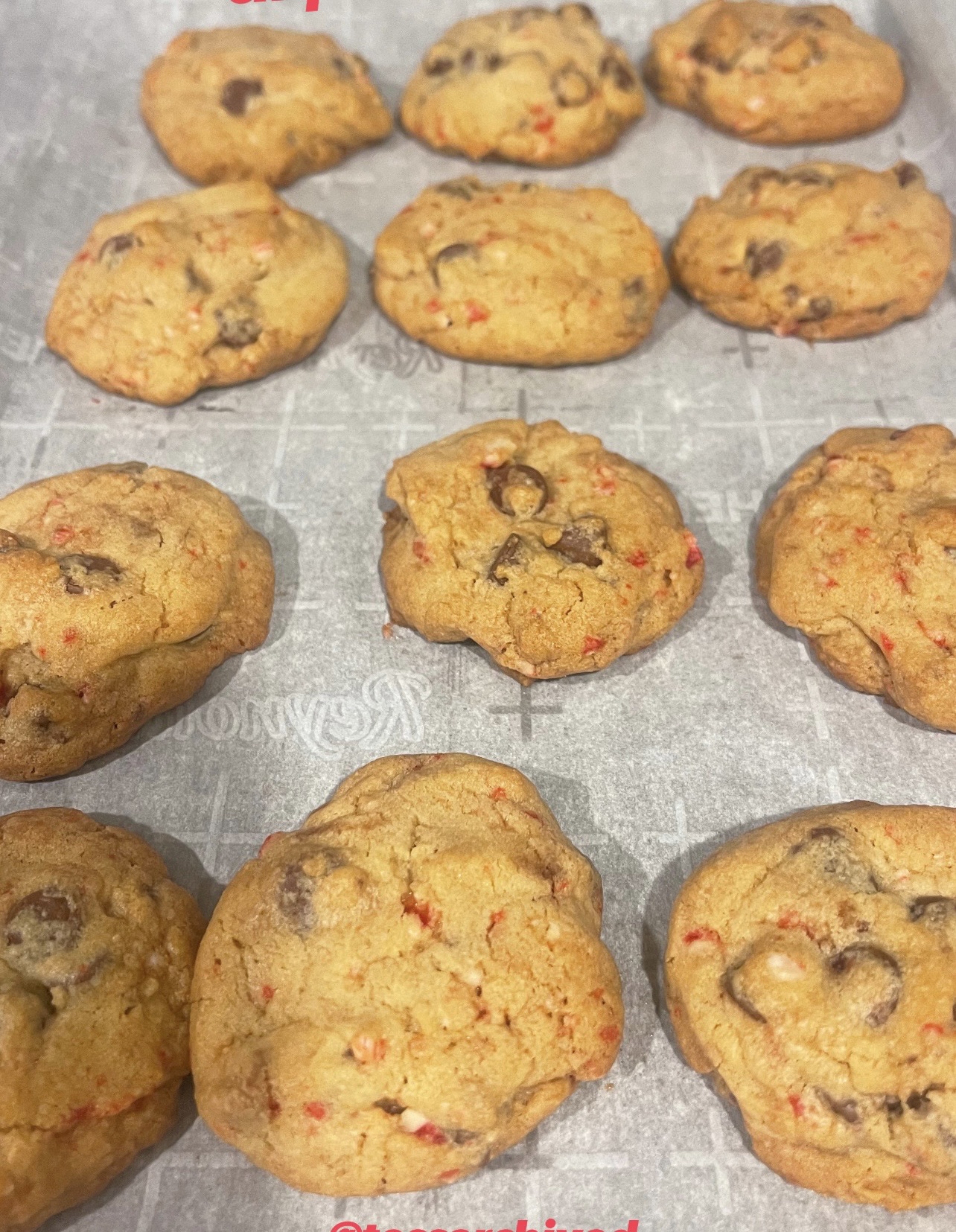 Chocolate Chip Peppermint Cookies 